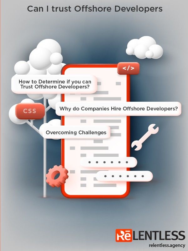 Can I Trust Offshore Developers Infographics